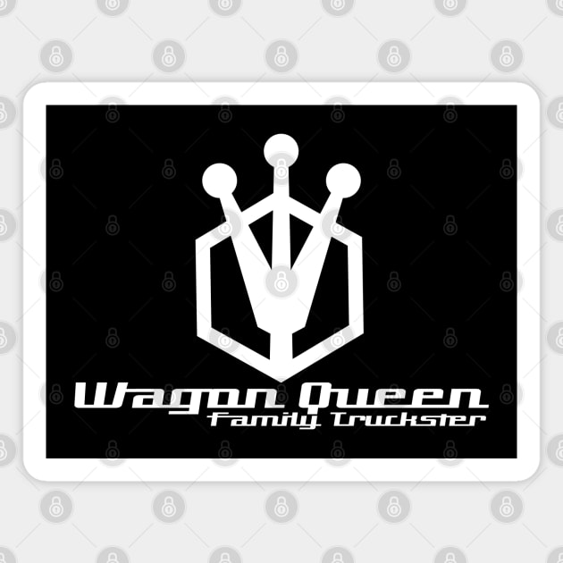 Wagon Queen Family Truckster (white) Magnet by spicytees